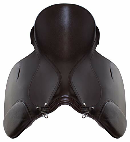 Top view of an equestrian saddle. A game-changer for horse riders.